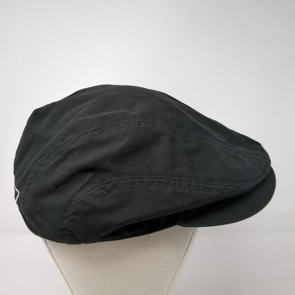 Anheuser-Busch Budweiser Flat Cap Black One Size Solid Embroidered - Picture 5 of 10